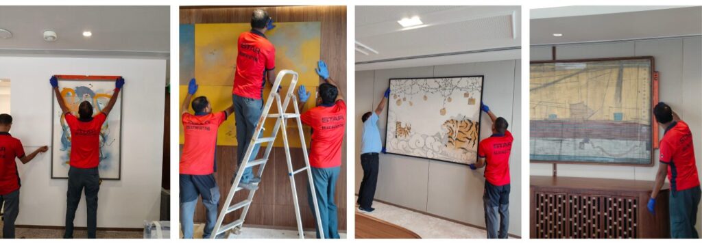 Star Worldwide Group recently completed an extensive art installation project for Blackstone Inc. at their Mumbai office.